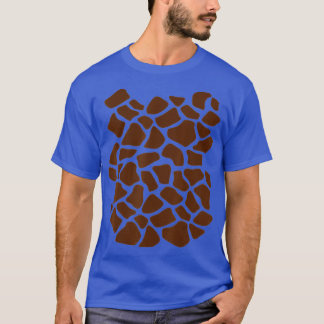 Giraffe Print Simple Halloween Costume Zoo Animal T Shirt
