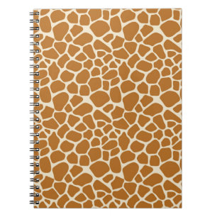 Giraffe Print Spiral bärbar dator Anteckningsbok