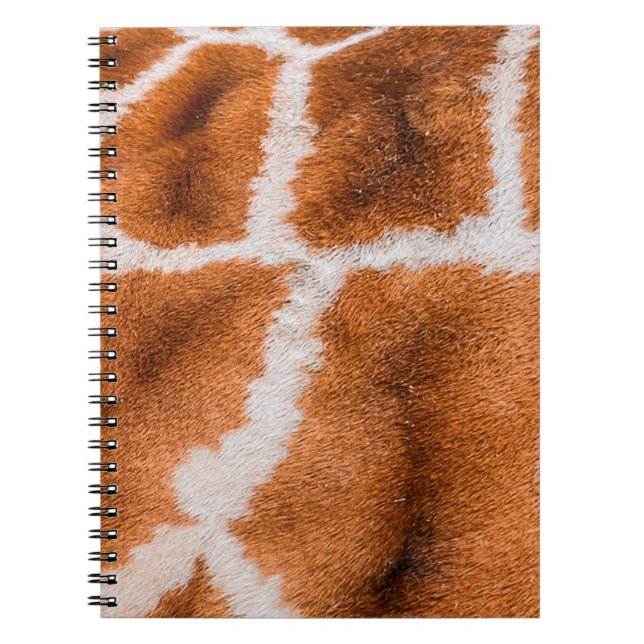 Giraffe print struktur anteckningsbok (Framsidan)