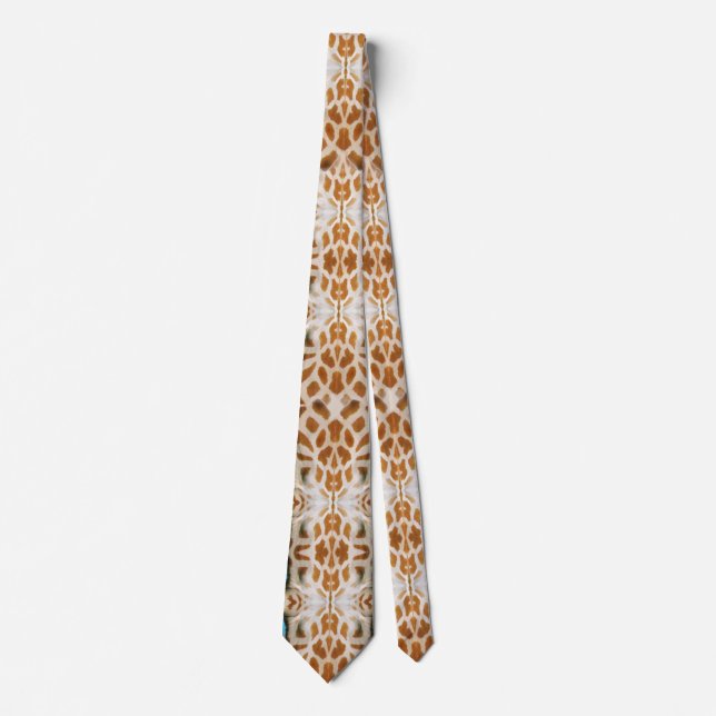 Giraffe Print Vild Animal Safari Party Neck Tie Slips (Framsida)