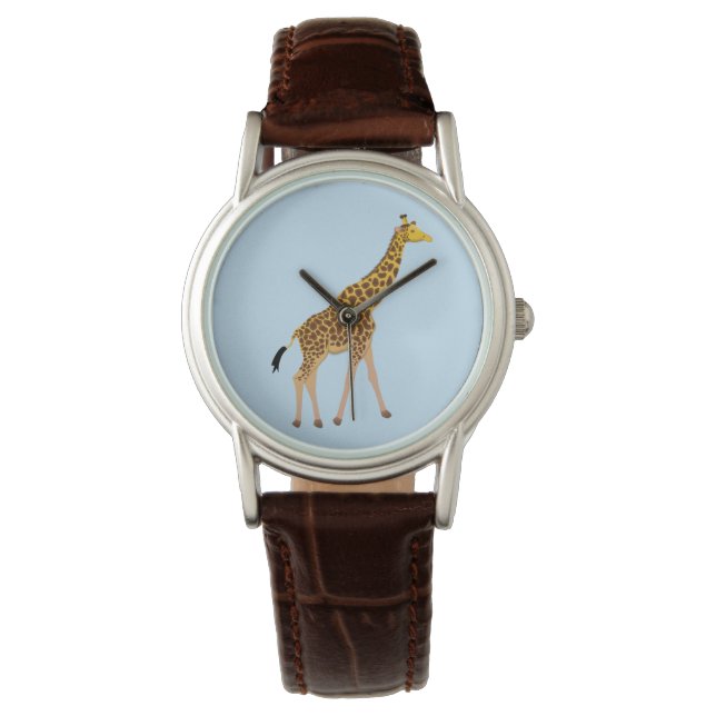 Giraffe Print Watch Armbandsur (Framsida)
