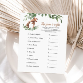 Giraffe pris är höger-spel