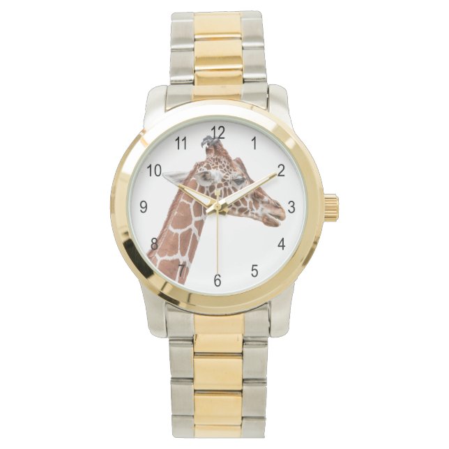 Giraffe-profil Armbandsur (Framsida)