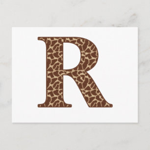giraffe-r vykort