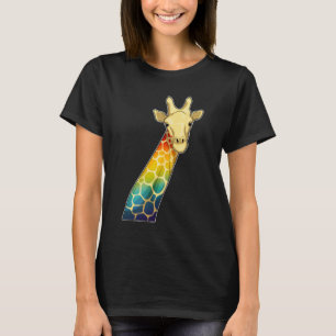 Giraffe Rainbow T Shirt