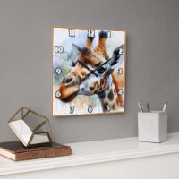 Giraffe roterar den afrikanska savanna