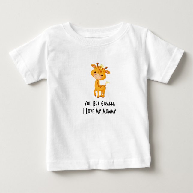 GIRAFFE RUFFLE DRESS T-SHIRT (Framsida)