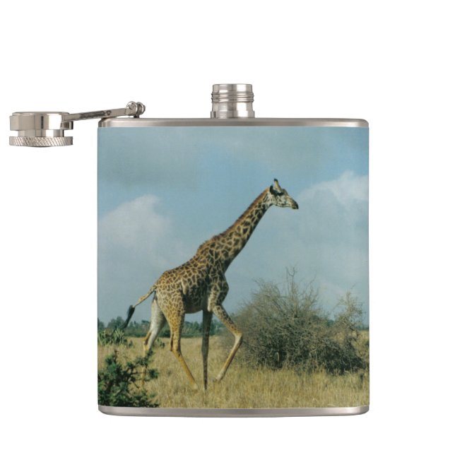 Giraffe Running Fickplunta (Öppnad)