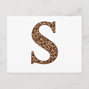Giraffe S Vykort