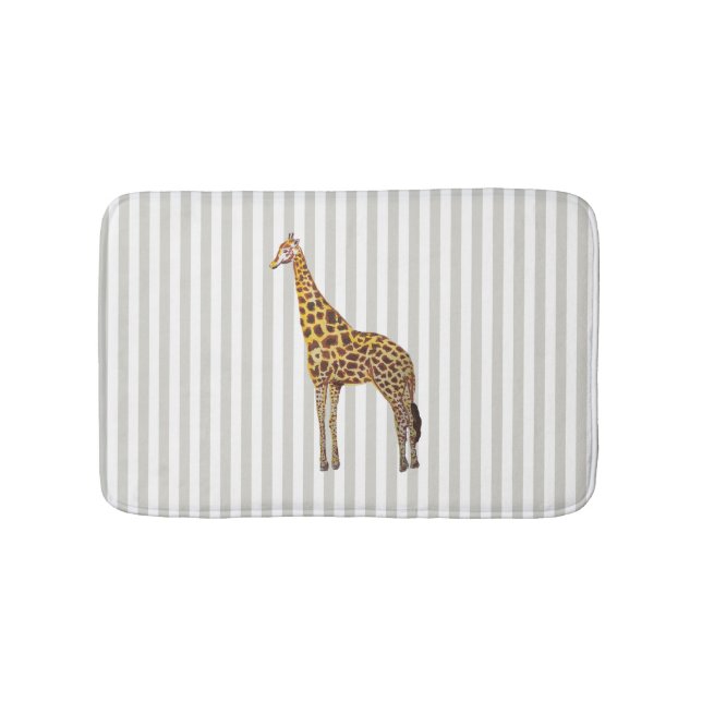 Giraffe Safari Design Rand Bath Mat Badrumsmatta (Framsidan)