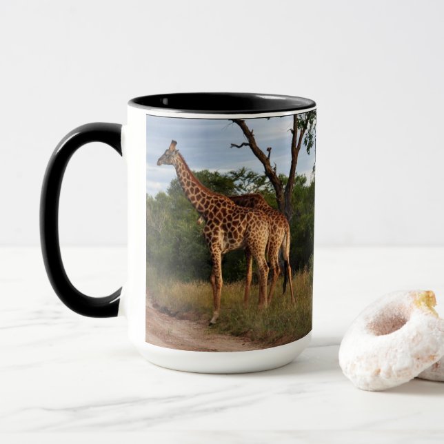 Giraffe Safari Mugg (Med munk)