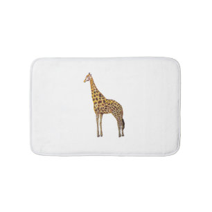 Giraffe Safari Painting Bath Mat Badrumsmatta