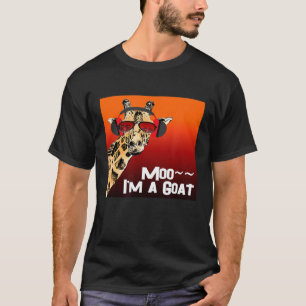 Giraffe säger att Moo jag är en bra musik T Shirt