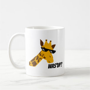 giraffe säger kaffemugg