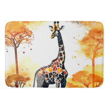Giraffe Savannah Art