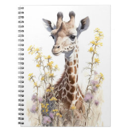 Giraffe School Office Notebook Gift Anteckningsbok