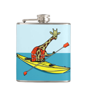 Giraffe sea kayaking fickplunta