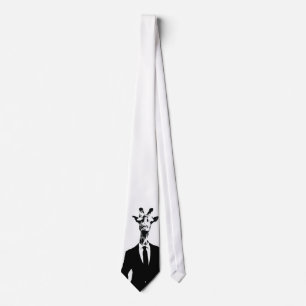 Giraffe Secret Agent Tie Slips