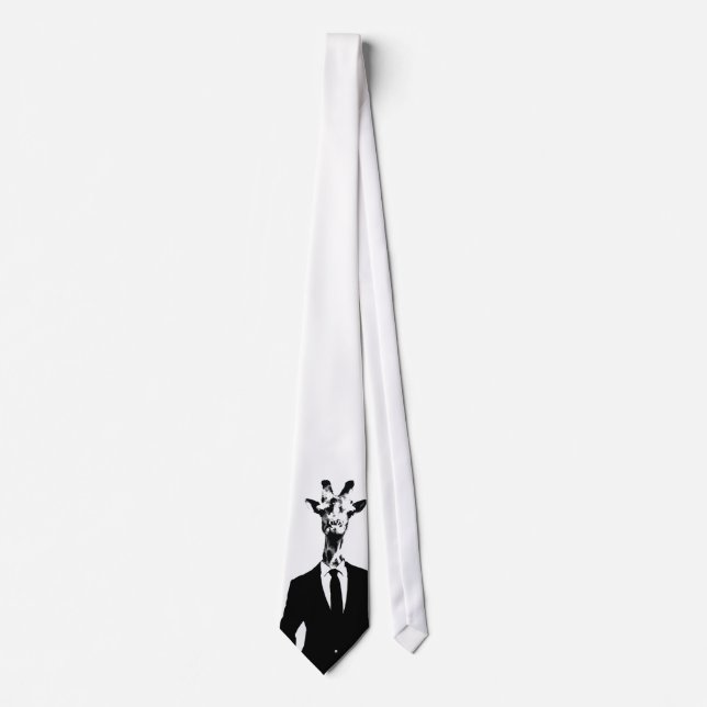 Giraffe Secret Agent Tie Slips (Framsida)