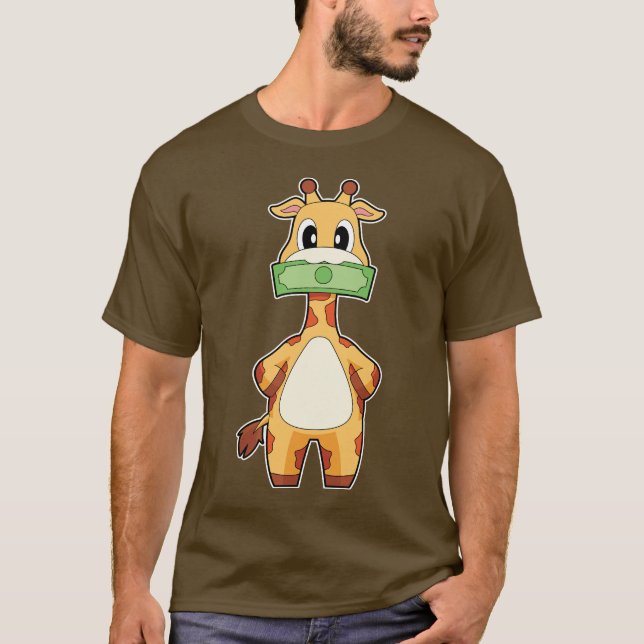 Giraffe-sedeln T Shirt (Framsida)