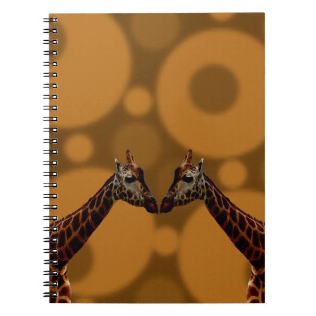 Giraffe Self Reflection Anteckningsbok (Framsidan)