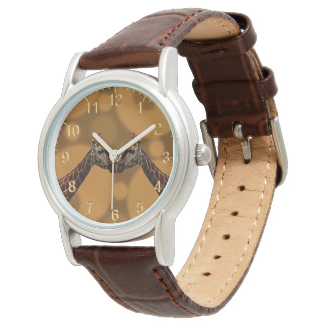 Giraffe Self Reflection Armbandsur (Vinklad)