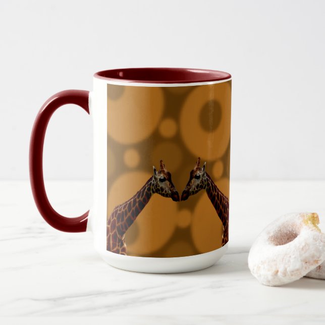 Giraffe Self Reflection Mugg (Med munk)