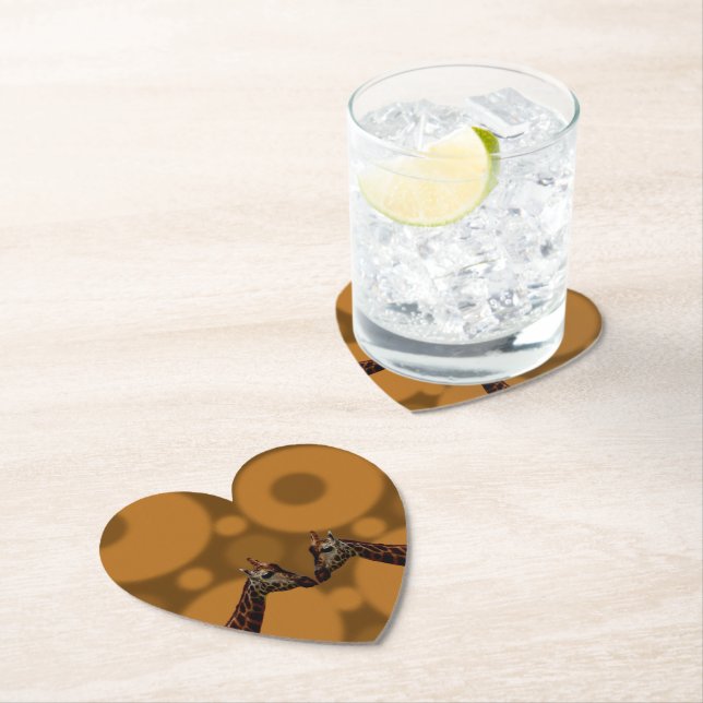 Giraffe Self Reflection Underlägg Papper (Insitu)