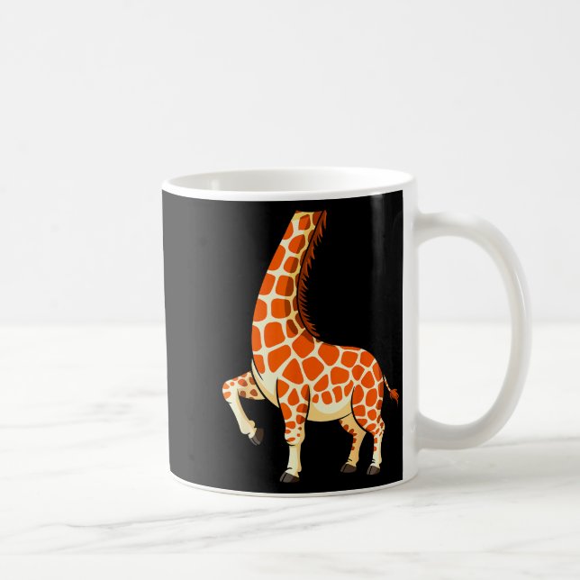 Giraffe Shirt Adult Men Women Kids Giraffe Costume Kaffemugg (Höger)