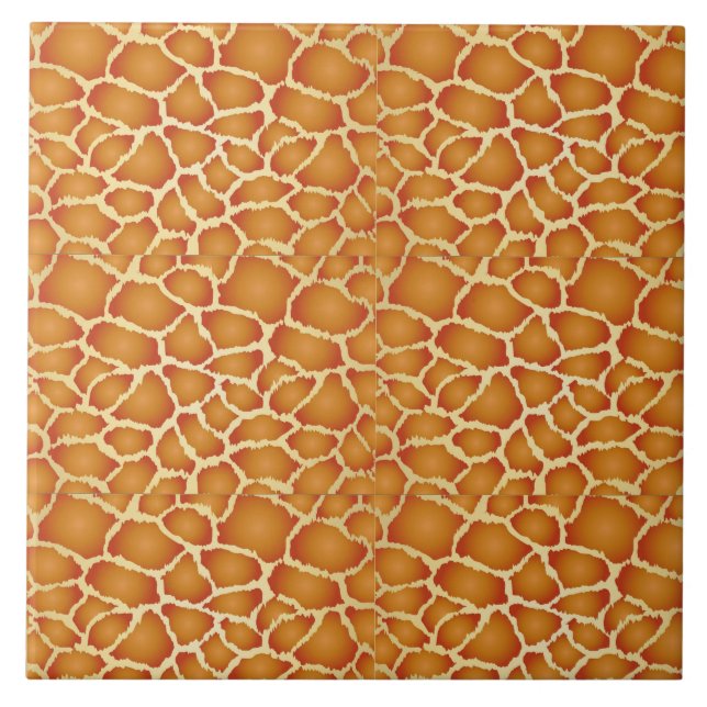 Giraffe Skin Golden Brown Struktur Kakelplatta (Framsidan)