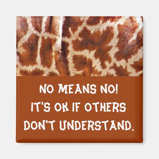 Giraffe Skin_ Magnet (Framsidan)