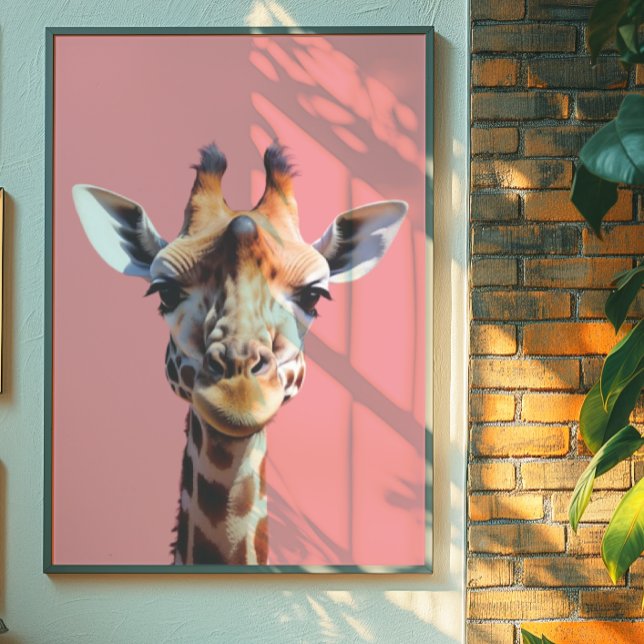 Giraffe | Skriv ut djurdekorfärg | Trendigets vägg Poster (Skapare uppladdad)
