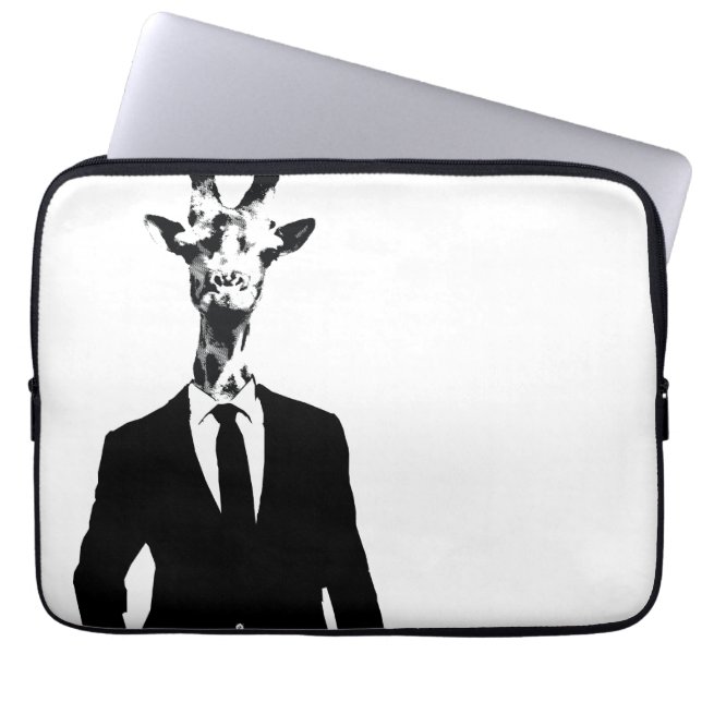 Giraffe-skyddet för bärbara datorer laptop fodral (Framsidan)