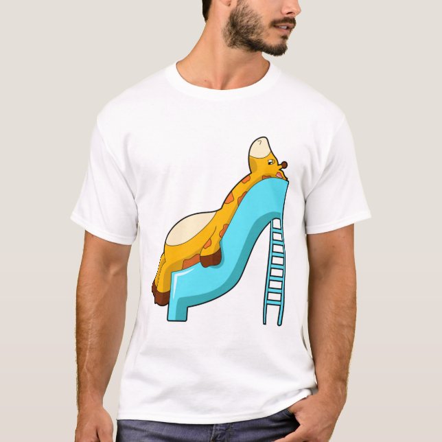 Giraffe Slide T Shirt (Framsida)
