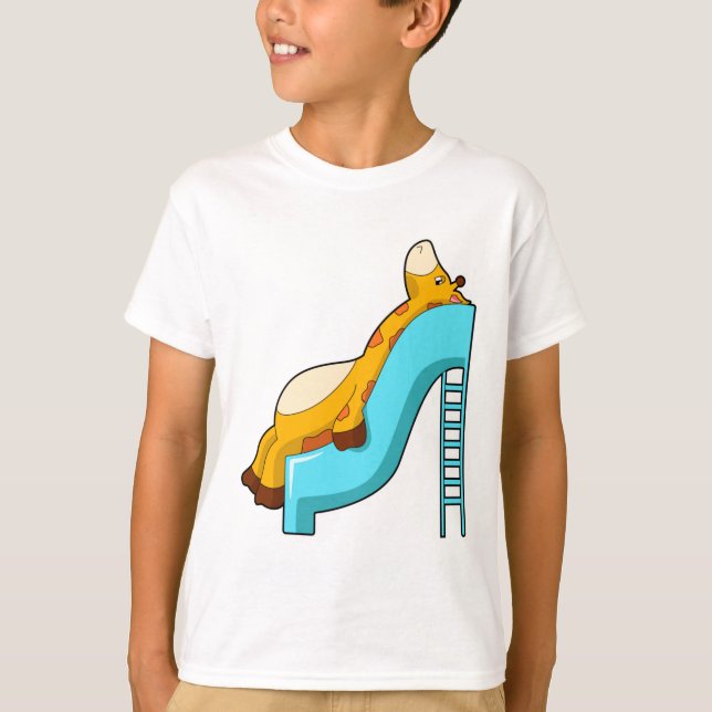 Giraffe Slide T Shirt (Framsida)