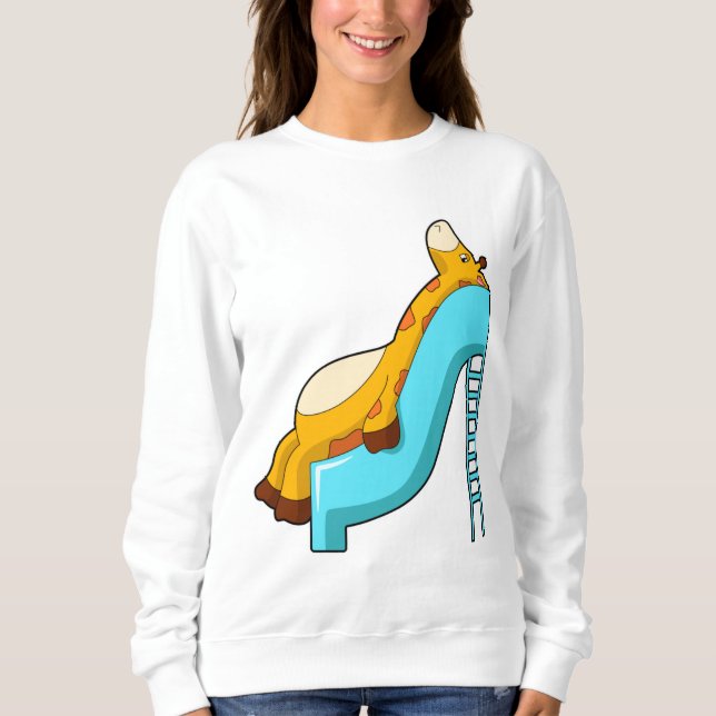 Giraffe Slide T Shirt (Framsida)