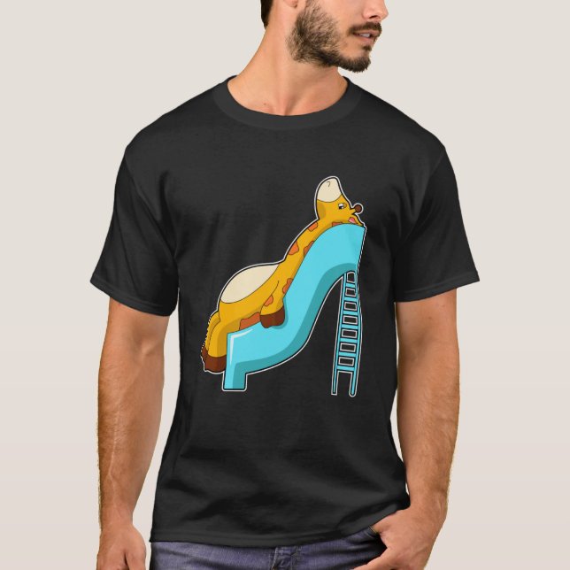 Giraffe Slide T Shirt (Framsida)