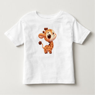 Giraffe Småbarn Bra Jersey T-Shirt