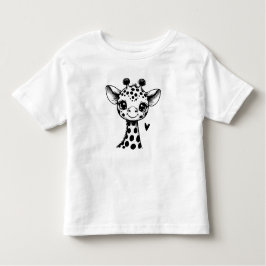 Giraffe Småbarn T-Shirt