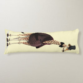 Giraffe Smoking Jacka Kroppskudde