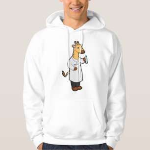 Giraffe som Doktor med provrör Hoodie