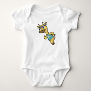 Giraffe som Joggare vid körning med huvudband T Shirt