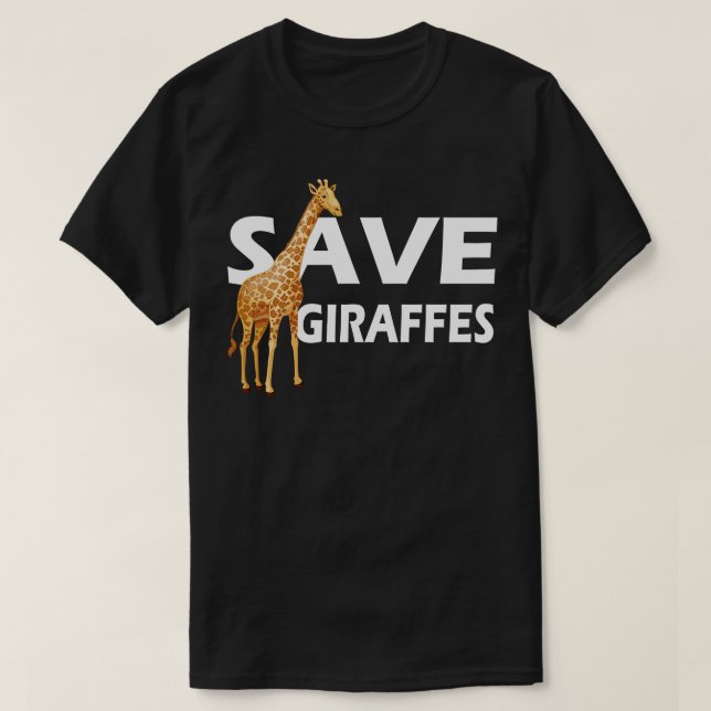 Giraffe Spara Giraffes 1 T Shirt (Design framsida)