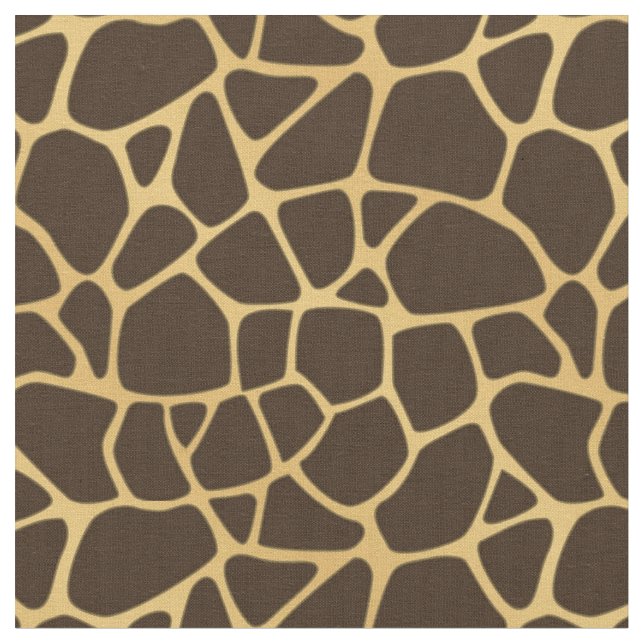 Giraffe Spoted Background Tyg (Närbild)