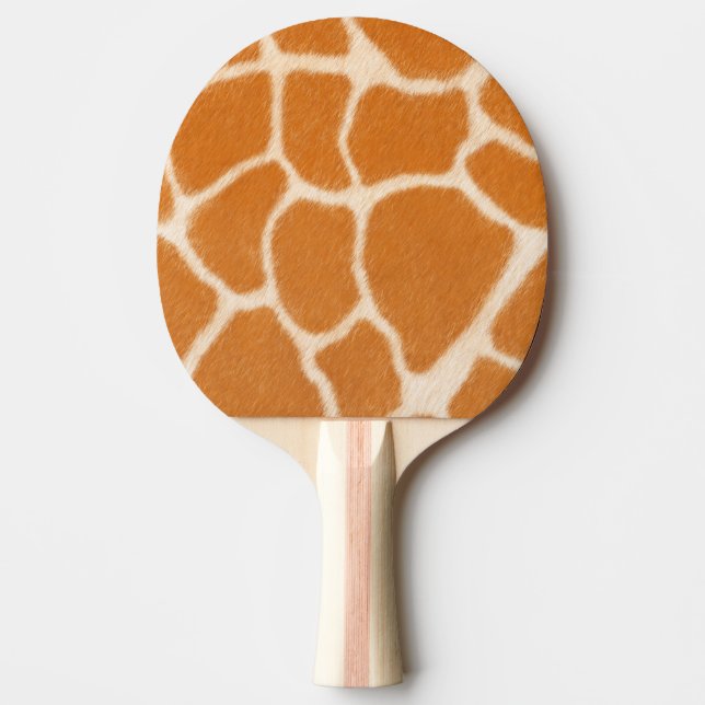 Giraffe Spots Exotic Animal Print Pingisracket (Framsidan)