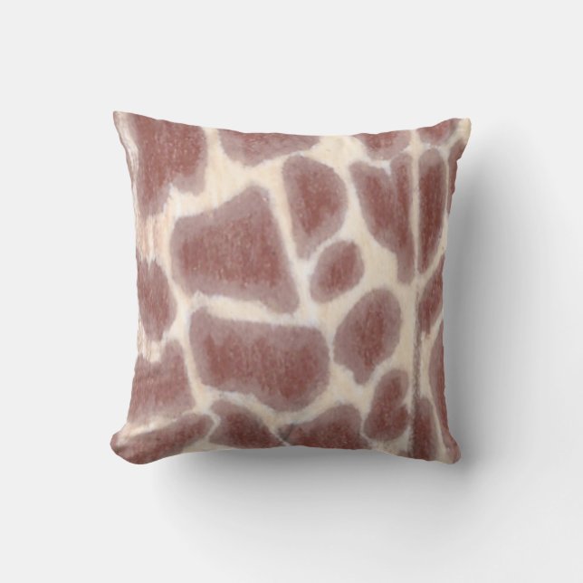 Giraffe Spots Mönster Decorative Pillows Kudde (Framsida)