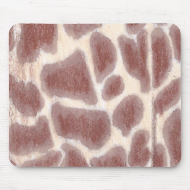 Giraffe Spots Mönster Mousepads Musmatta (Framsidan)