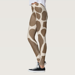 Giraffe Spots Print Mönster Leggings