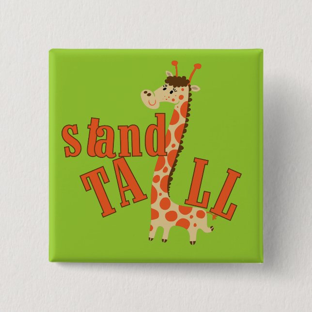 Giraffe stand Tall Knapp (Framsida)