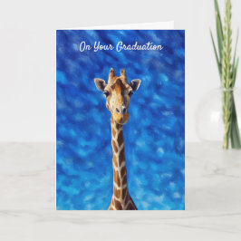 Giraffe stand Tall Studenten-kort Kort